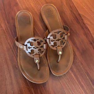 TORY BURCH Leather Vintage Vincetta Miller Sandals